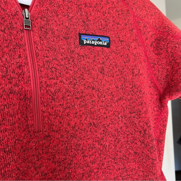 NWOT Patagonia Women's Better Sweater 1/4 Zip in Classic Red Size Small - Picture 4 of 9
